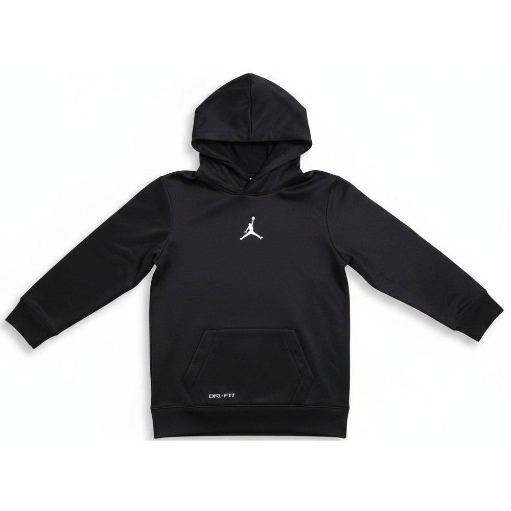 Nike Jordan Dri-FIT Boys Large 12 Black Pullover Hoodie Sweatshirt Jumpman